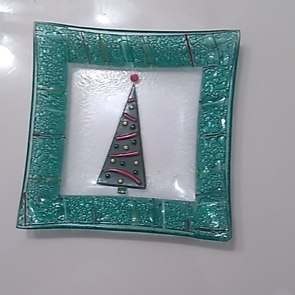 Christmas Tree Plate 